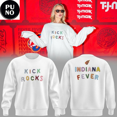 Indiana Fever 2026 Kick Rocks Hoodie Shirt