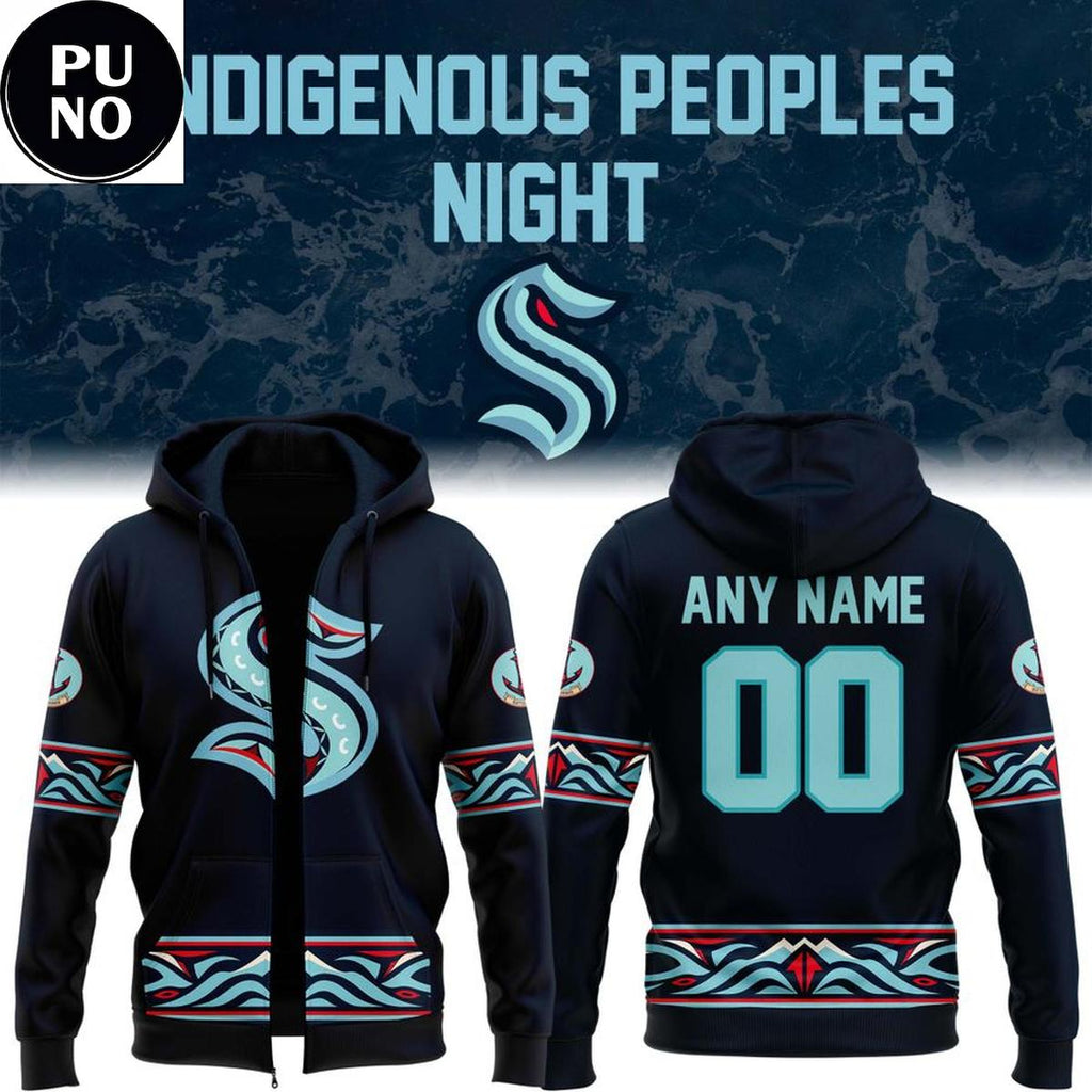 Seattle Kraken x Indigenous Peoples Night 2026 Personalized Hoodie T-Shirt